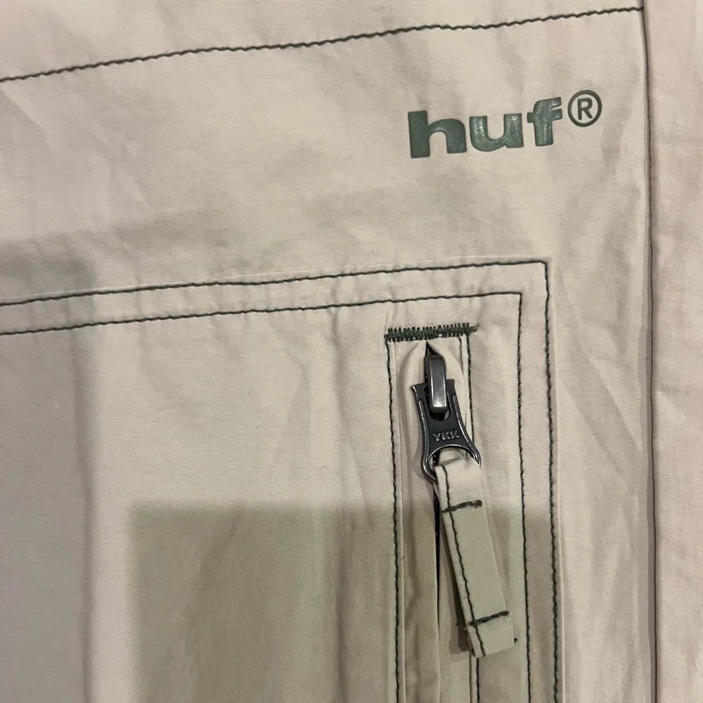 HUF Men's Loma Tech Light Tan Cargo Pants in Bisquit
